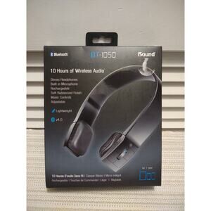 New iSound BT-1050 Bluetooth Headphones w/ Mic DG-DGHP-5610 845620056101